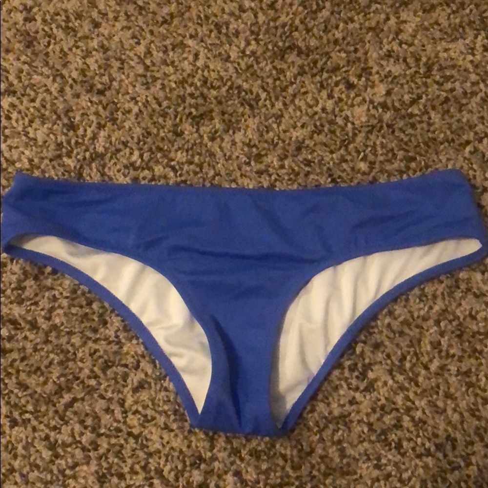 PINK Blue Bikini Bottoms